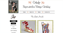 Desktop Screenshot of catnipreproductionvintageclothing.com